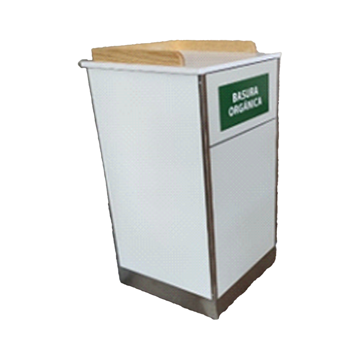 Contenedor TEXAS de MDF con remates en acero inoxidable